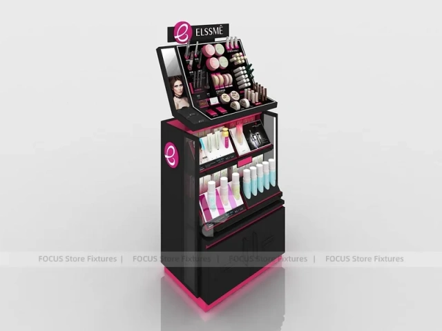 Black Pink Lipstick Display Stand