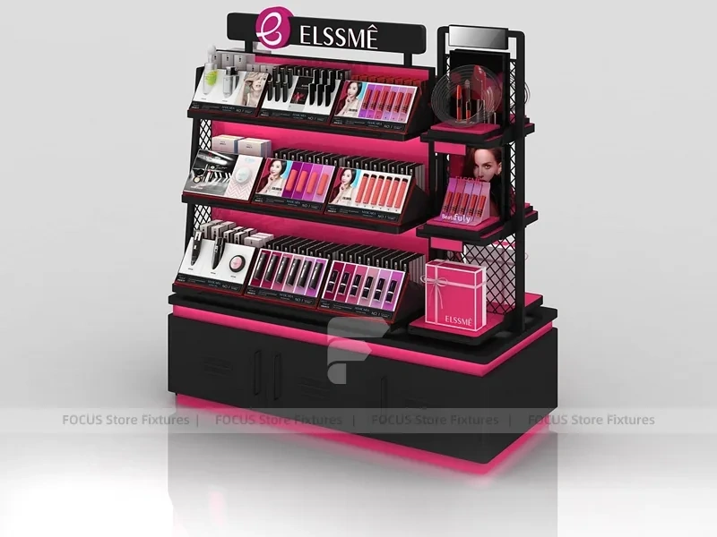 Black Pink Lipstick Display Stand