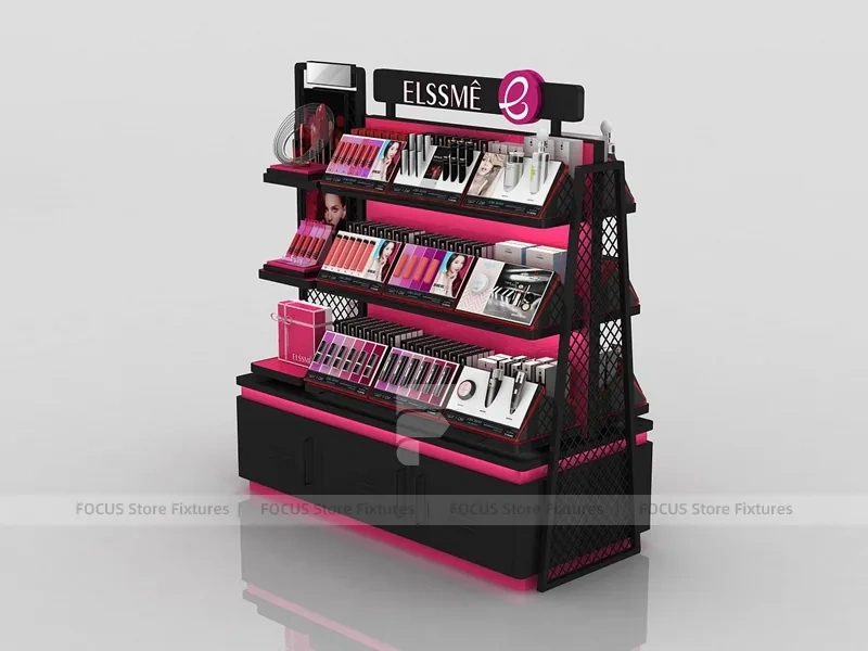 Black Pink Lipstick Display Stand