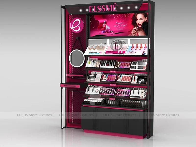 Black Pink Lipstick Display Stand