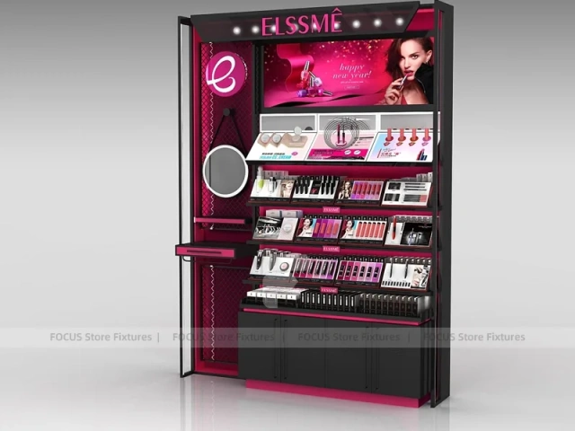 Black Pink Lipstick Display Stand