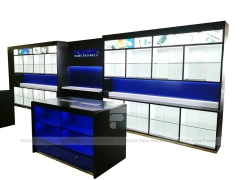 Black Red Phone Accessories Store Fixture