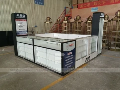 Black White A12 Phone Kiosk Counter Display