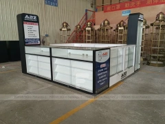 Black White A12 Phone Kiosk Counter Display