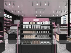 Black White Beauty Salon and Cosmetics Store