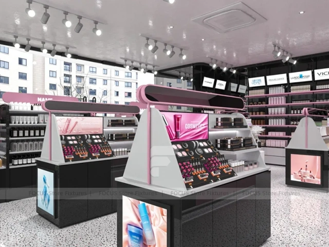 Black White Beauty Salon and Cosmetics Store