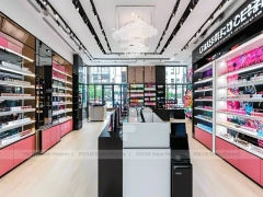 Black White Cosmetic Shop with Cashier Counter