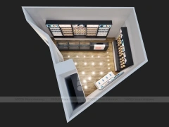 Black White Mobile Accessories Boutique Interior