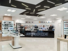 Black White Mobile Accessories Shop Counter