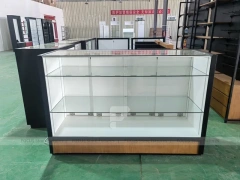 Black White Mobile Kiosk Counter Set
