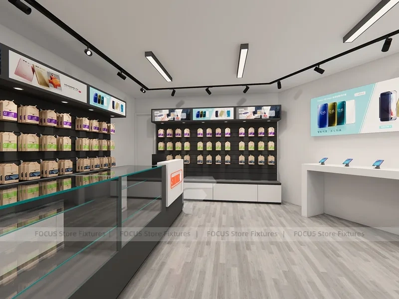 Black White Mobile Phone Accessories Store