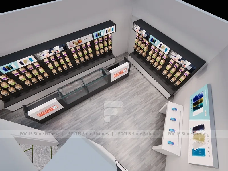 Black White Mobile Phone Accessories Store