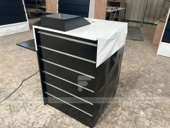 Black White Mobile Phone Checkout Counter