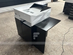 Black White Mobile Phone Checkout Counter