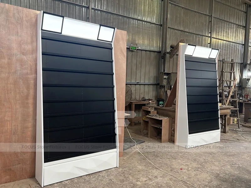 Black White Mobile Phone Checkout Counter