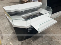Black White Mobile Phone Checkout Counter