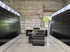 Black White Mobile Phone Wall Fixture