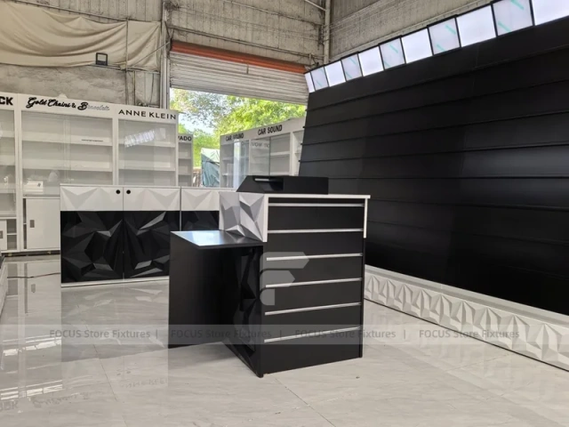 Black White Mobile Phone Wall Fixture