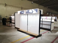 Black White Mobile Phone Wall Kiosk Display