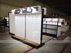 Black White Mobile Phone Wall Kiosk Display