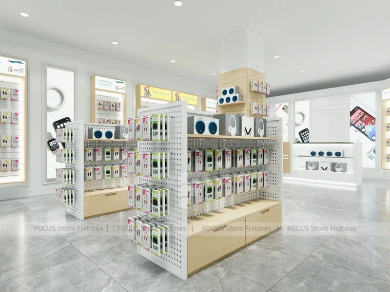 Black White Safety First Phone Storefront