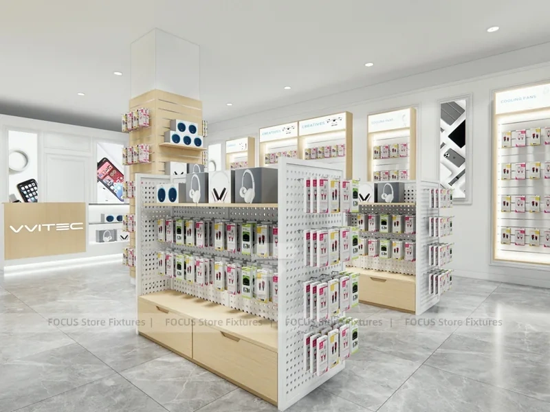 Black White Safety First Phone Storefront