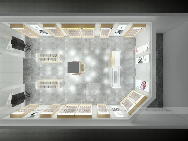 Black White Safety First Phone Storefront