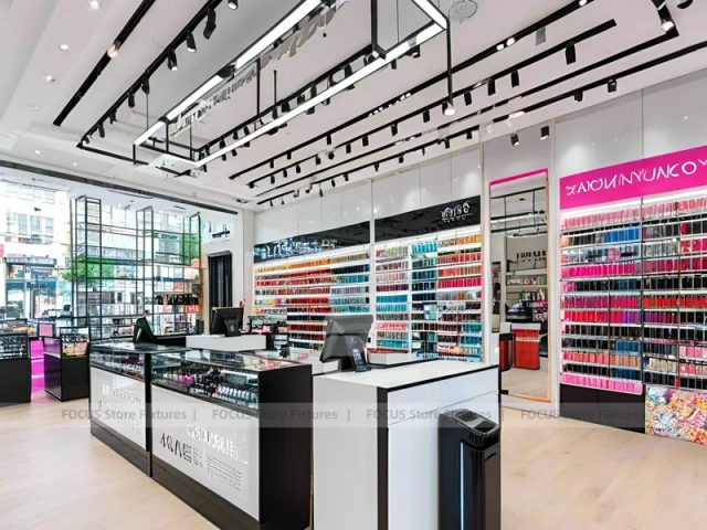 Black White Xiaomuxi Cosmetics Store Interior
