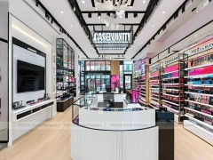 Black White Xiaomuxi Cosmetics Store Interior