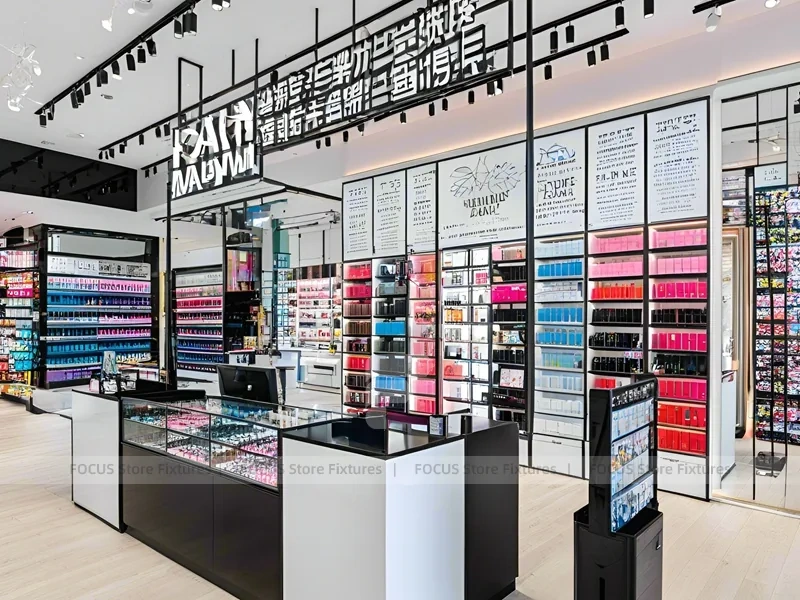Black White Xiaomuxi Cosmetics Store Interior