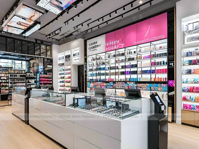 Black White Xiaomuxi Cosmetics Store Interior