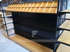 Black Wood Mobile Accessories Island Gondola
