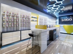 Black Yellow Mobile Phone Store Interior