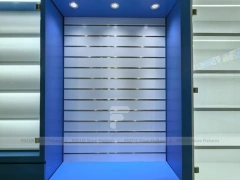 Blue Gray Mobile Phone Wall Display Cabinet
