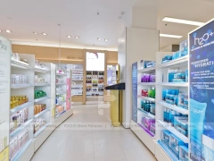 Blue H2O Skincare Wall Display Store