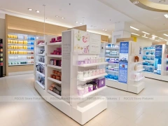 Blue H2O Skincare Wall Display Store