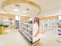 Blue H2O Skincare Wall Display Store