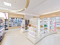 Blue H2O Skincare Wall Display Store