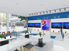 Blue White Marion Mobile Accessories Store
