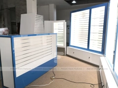 Blue White Mobile Phone Counter Wall Fixture