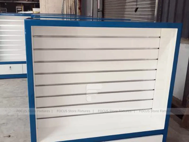 Blue White Mobile Phone Counter Wall Fixture