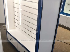 Blue White Mobile Phone Counter Wall Fixture