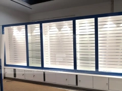 Blue White Mobile Phone Counter Wall Fixture