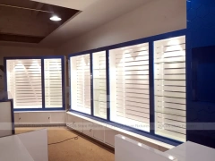 Blue White Mobile Phone Counter Wall Fixture