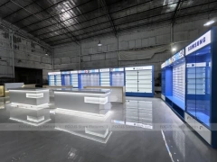 Blue White Mobile Phone Store Interior Design 2