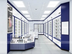Blue White Mobile Phone Wall Shelving System