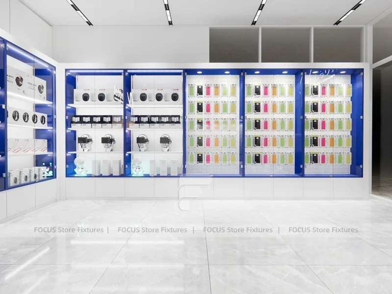 Blue White Neotel Mobile Storefront