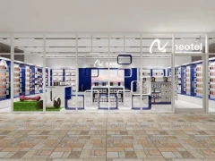 Blue White Neotel Mobile Storefront