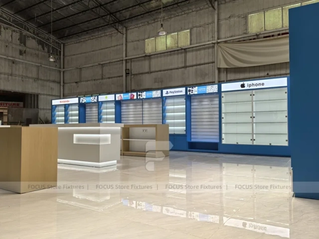 Blue White Nintendo Phone Accessories Store