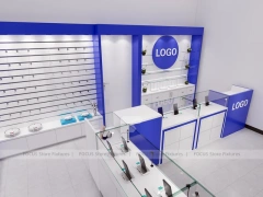 Blue White Phone Accessory Retail Store